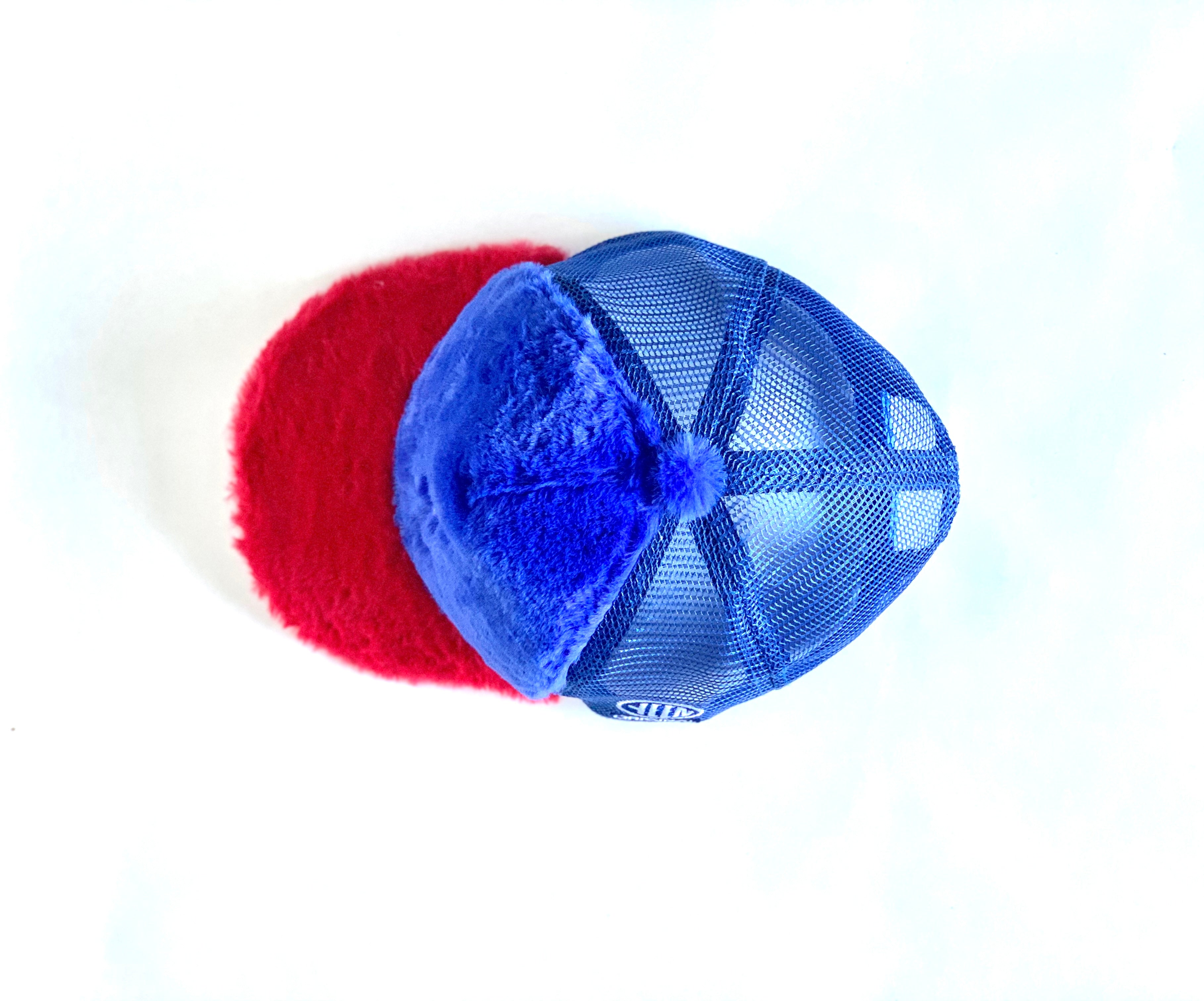 Faux Fur Braves Trucker Hat